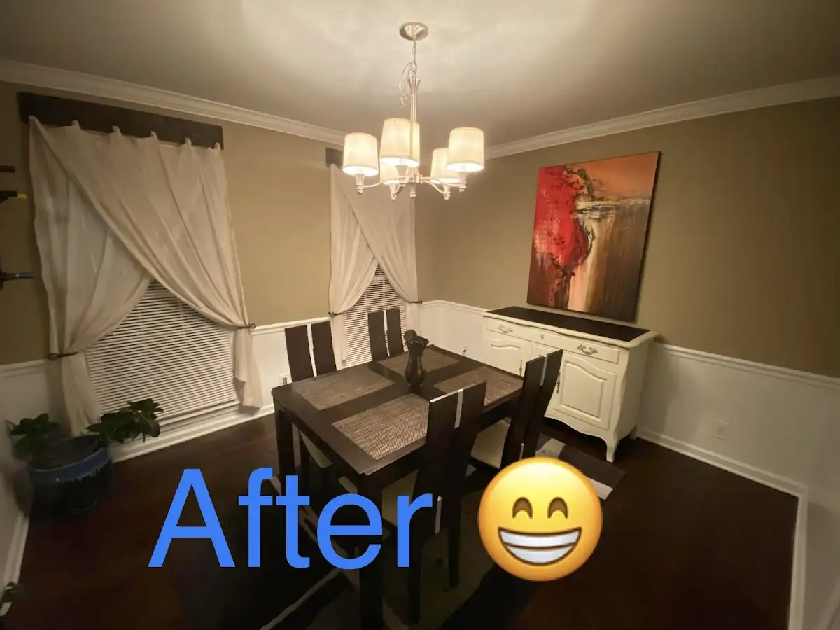 Professional dining room restoration after water damage in Elko New Market